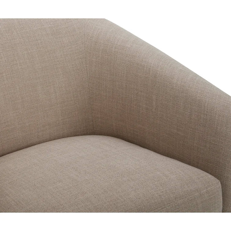Bennett Upholstered Swivel Barrel Chair