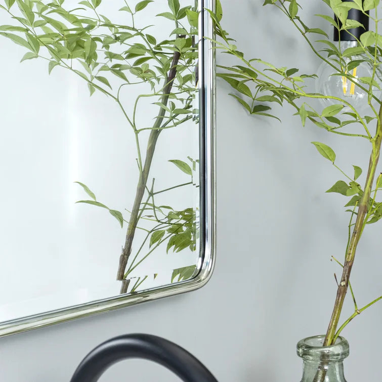 Woodvale Metal Framed Wall Mounted Bathroom / Vanity Mirror
