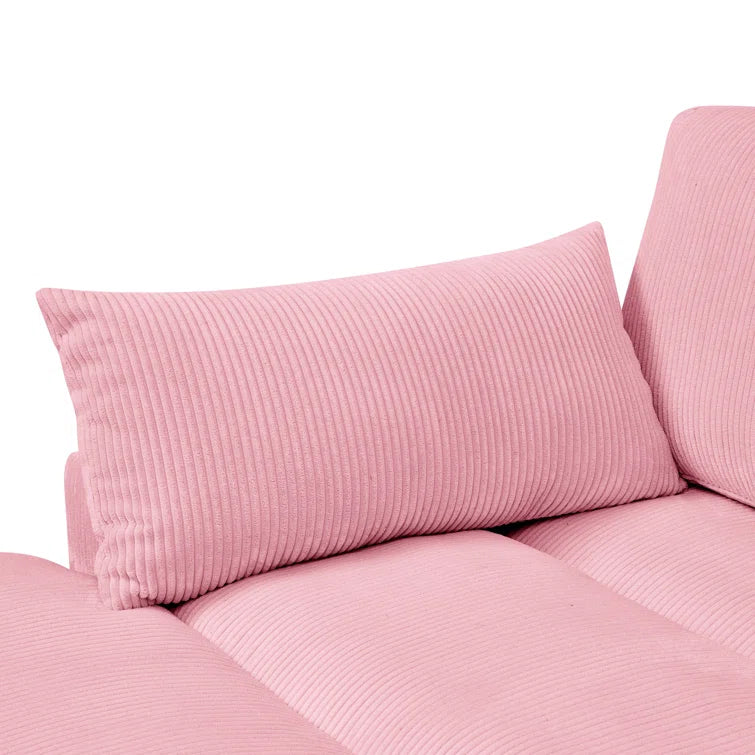 Mordecai 90'' Corduroy Sleeper Sofa