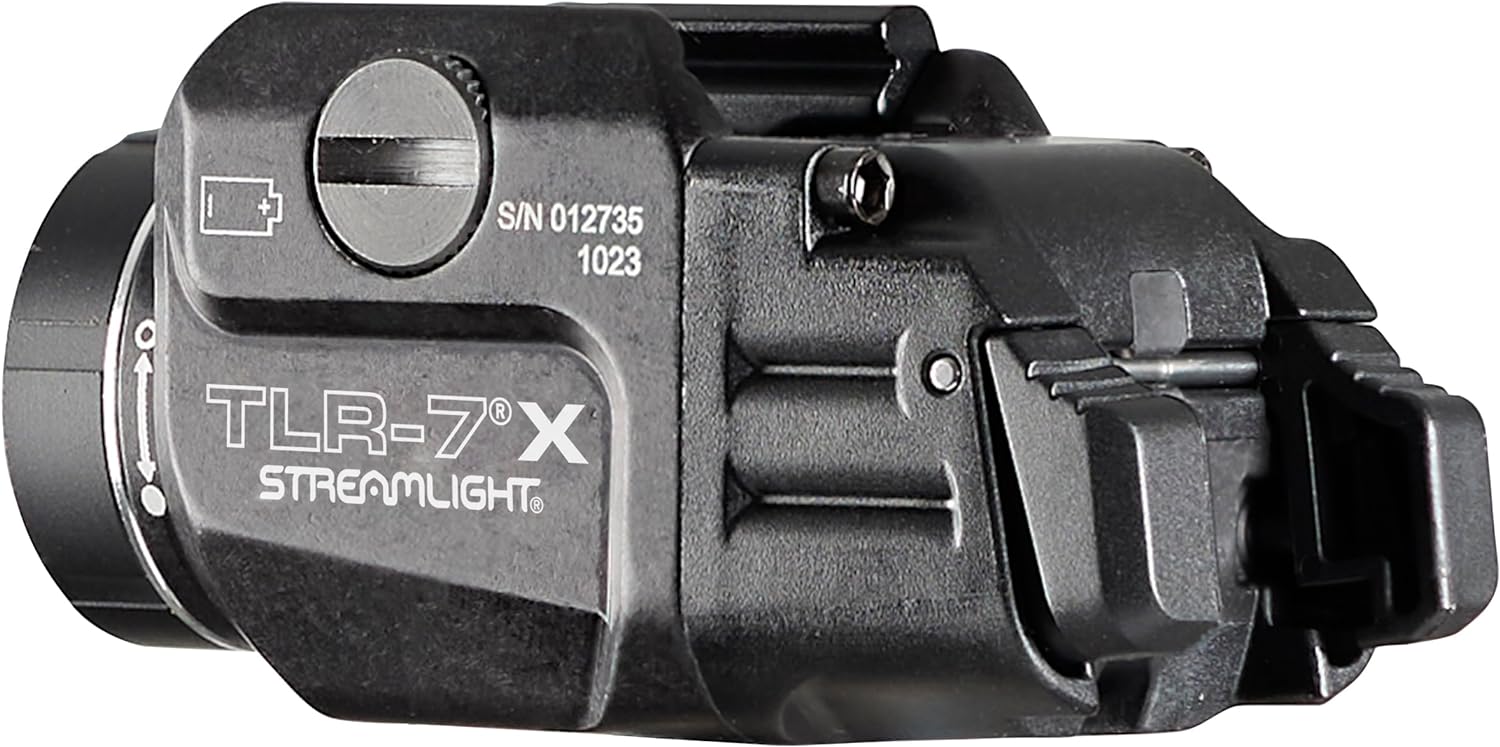 Streamlight 69456 TLR-7 X USB 500-Lumen Compact Tactical Weapon Light with High & Low Paddle Switches and Key Kit, Flat Dark Earth