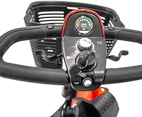 Pride Mobility S74 Go-Go Sport 4-Wheel Electric Mobility Scooter for Adults with Free Challenger Mobility Accessory