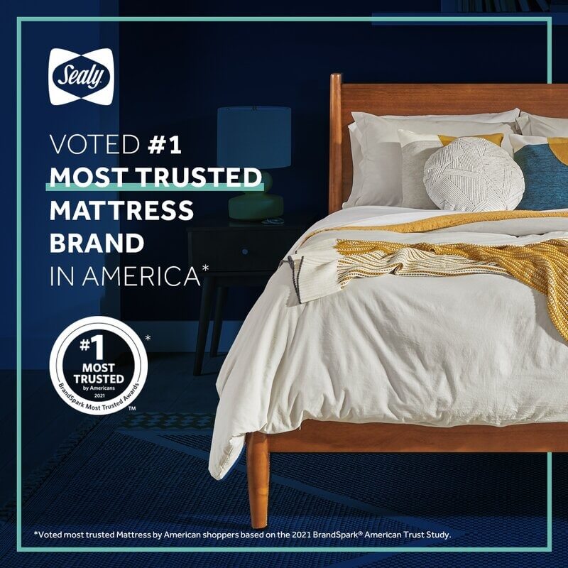 Sealy Cool 12" Medium Memory Foam Mattress with CopperChill Technology