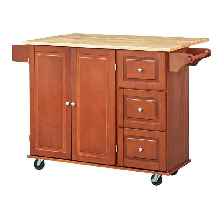 Hardy Solid Wood Kitchen Cart