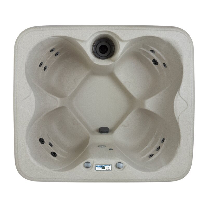 Lifesmart Spas LS100 4 - Person 13 - Jet Rectangular Plug And Play Hot Tub