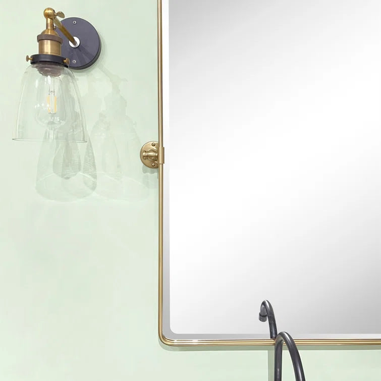 Woodvale Metal Framed Wall Mounted Bathroom / Vanity Mirror