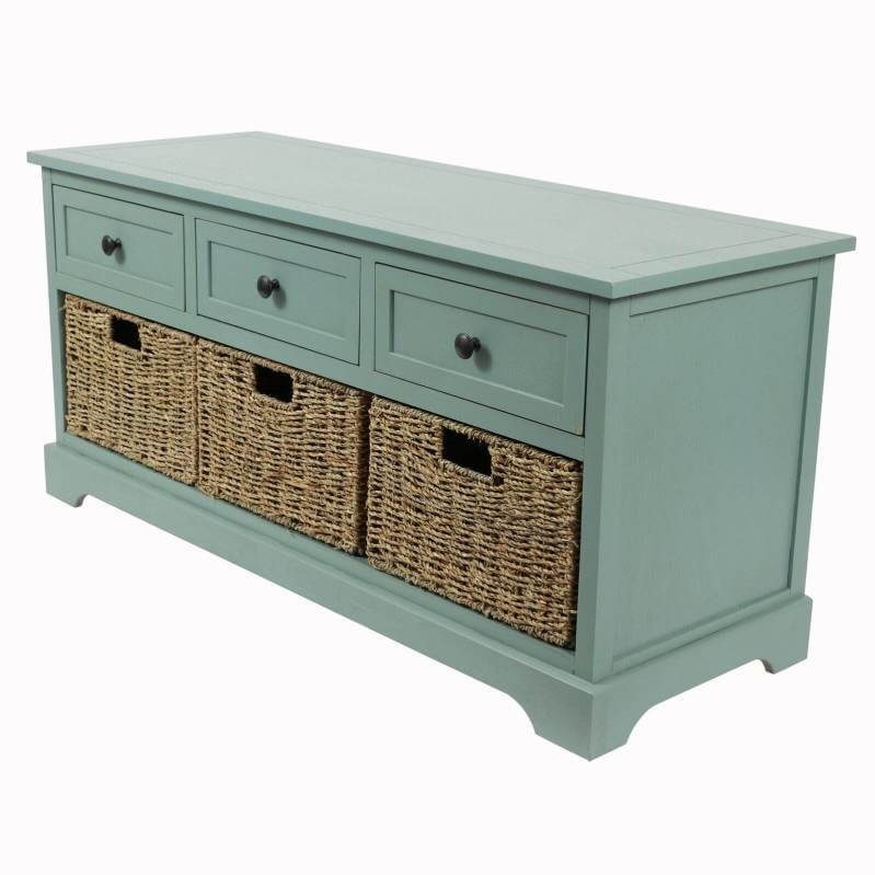 Kaler Drawers Storage Bench