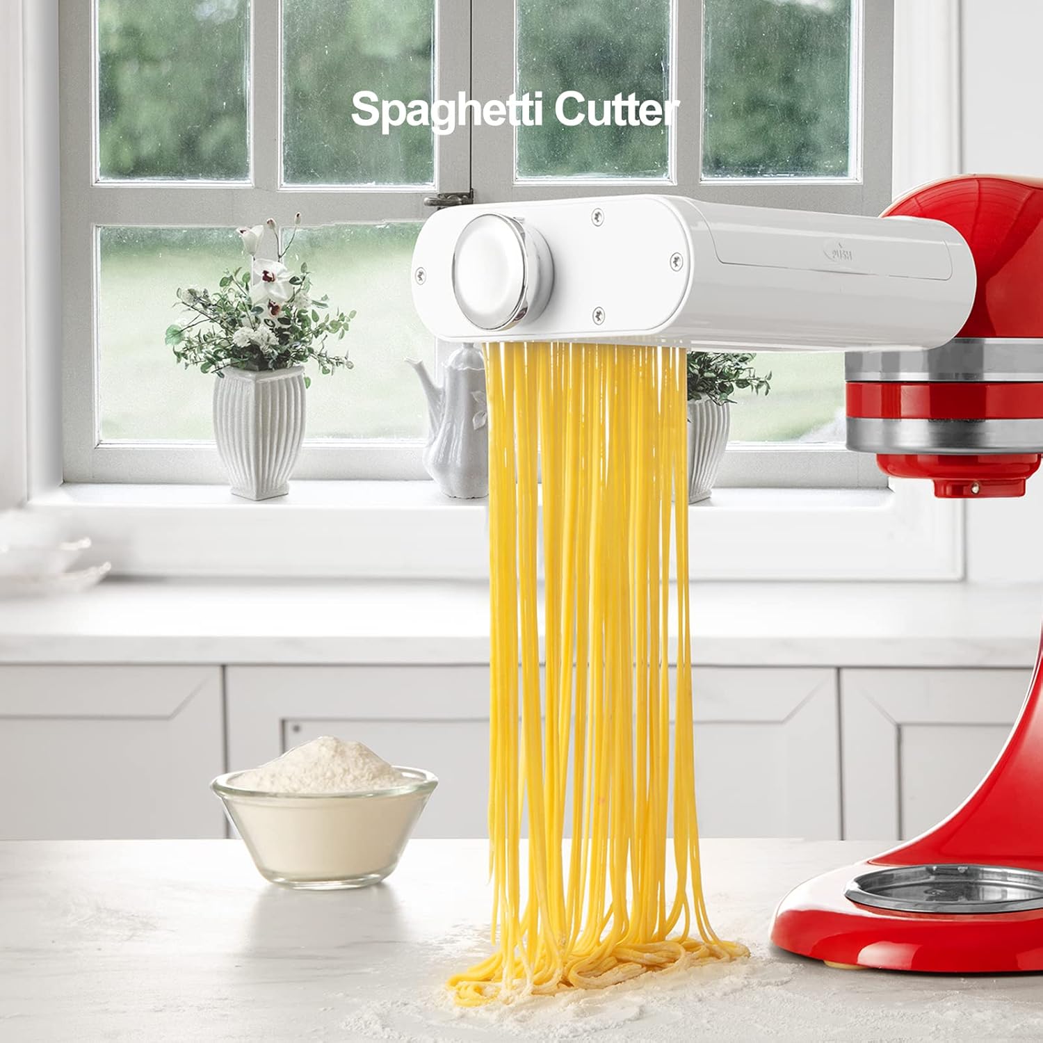 ANTREE 3-IN-1 Pasta Attachment & Ravioli Attachment for KitchenAid Stand Mixers, Pasta Maker Assecories included Pasta Sheet Roller, Spaghetti Cutter and Ravioli Maker Attachment