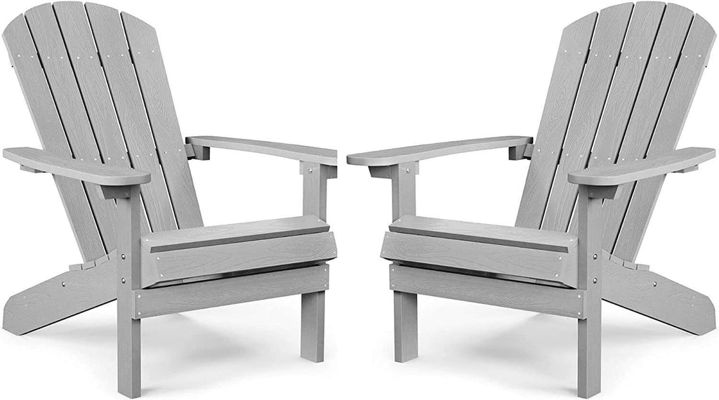 Weather Resistant Blue Recycled Plastic Outdoor Patio Chair (Set of 4)