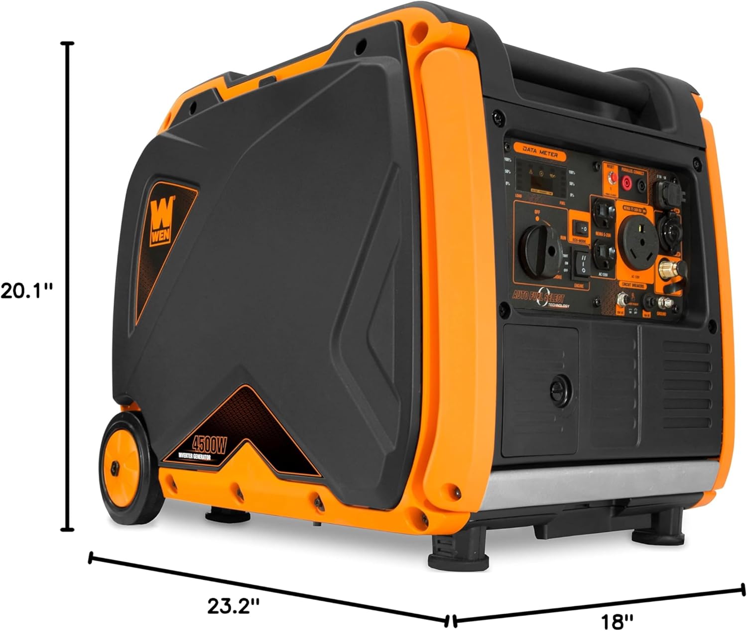 WEN 3800-Watt Inverter Generator, Electric Start, RV-Ready, Portable and Super Quiet with Fuel Shut-Off (56380i)