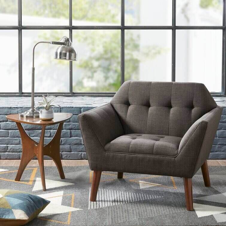Alice Modern Button Tufted Armchair