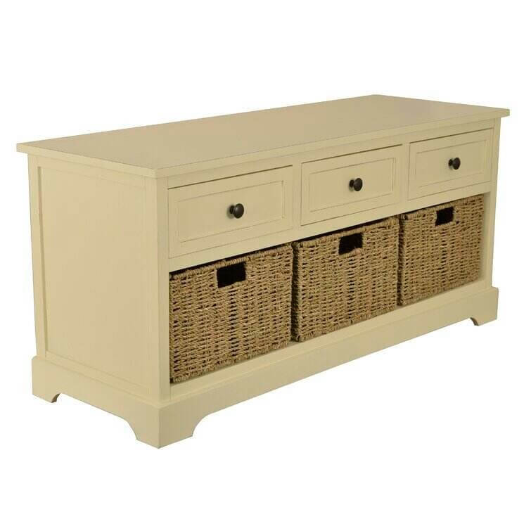 Kaler Drawers Storage Bench