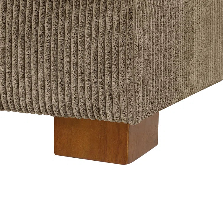 Mordecai 90'' Corduroy Sleeper Sofa