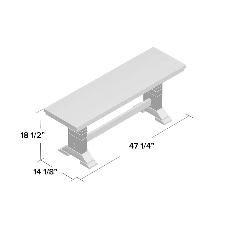 Fortville Solid Wood Bench