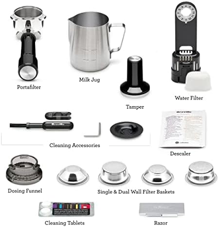 Breville Barista Pro Espresso Machine BES878BTR, Black Truffle