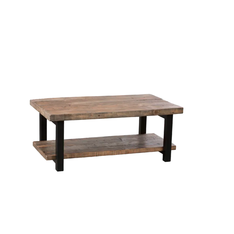 Rundell 3 - Piece Solid Wood Top Living Room Table Set