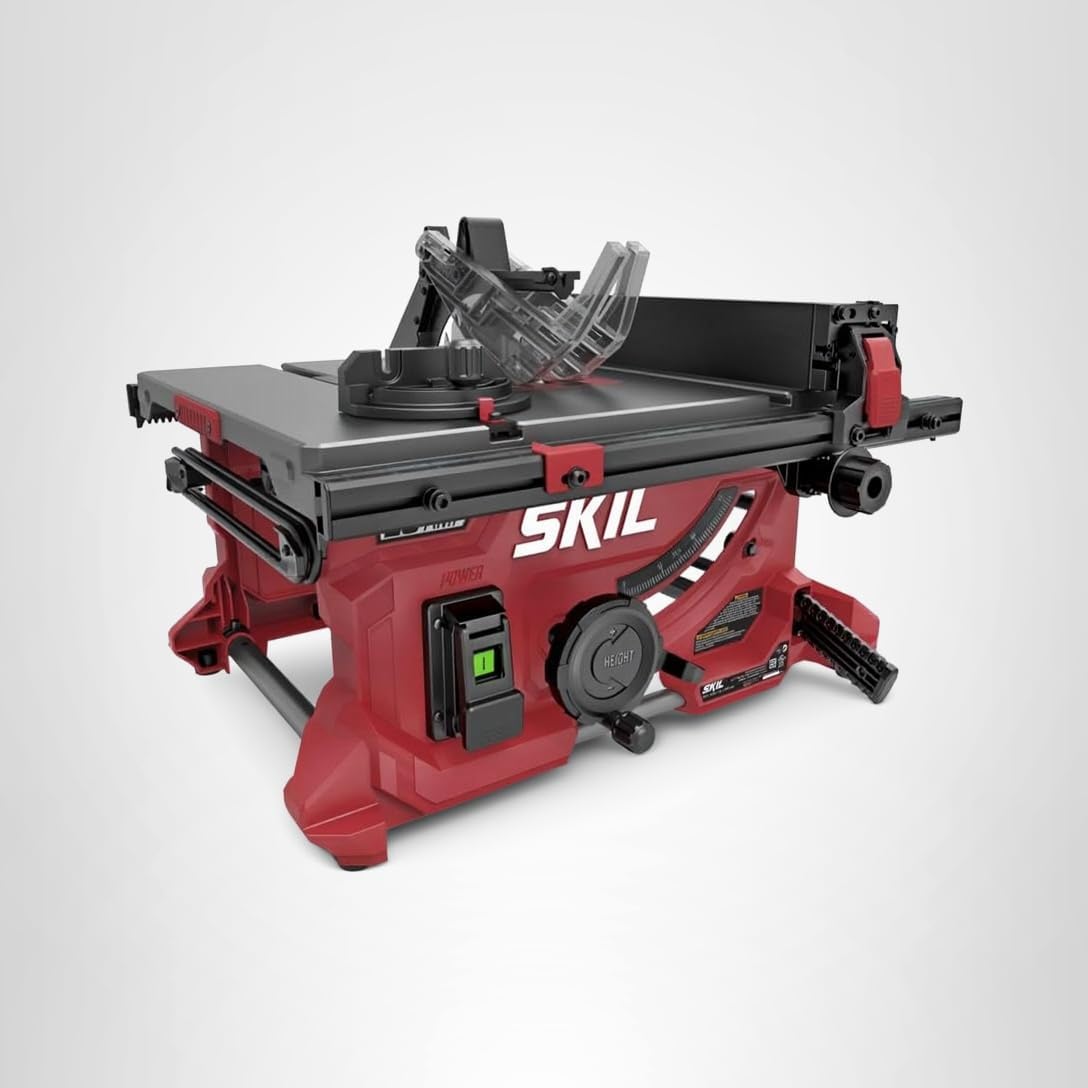 SKIL 15 Amp 10 Inch Portable Jobsite Table Saw with Folding Stand- TS6307-00