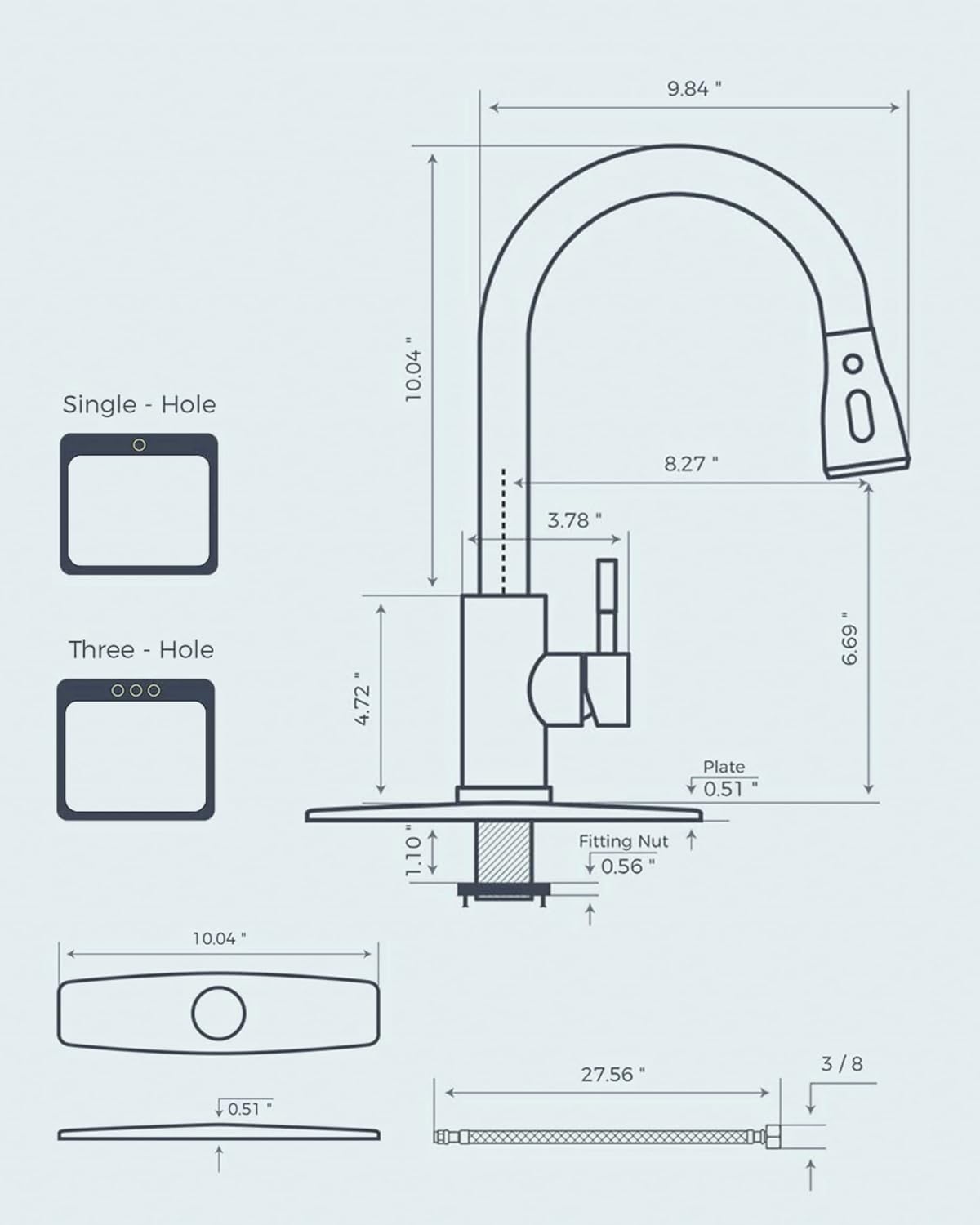 FORIOUS Touchless Kitchen Faucets, Brushed Nickel Kitchen Faucet with Pull Down Sprayer, Single Handle Smart Motion Sensor Kitchen Sink Faucet,Contemporary Hands-Free Sink Faucet for Farmhouse Laundry