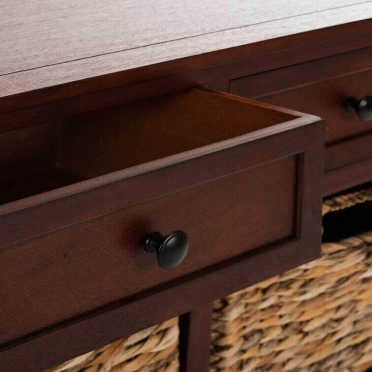 Swick 26'' Tall Solid Wood 2 - Drawer Accent Chest