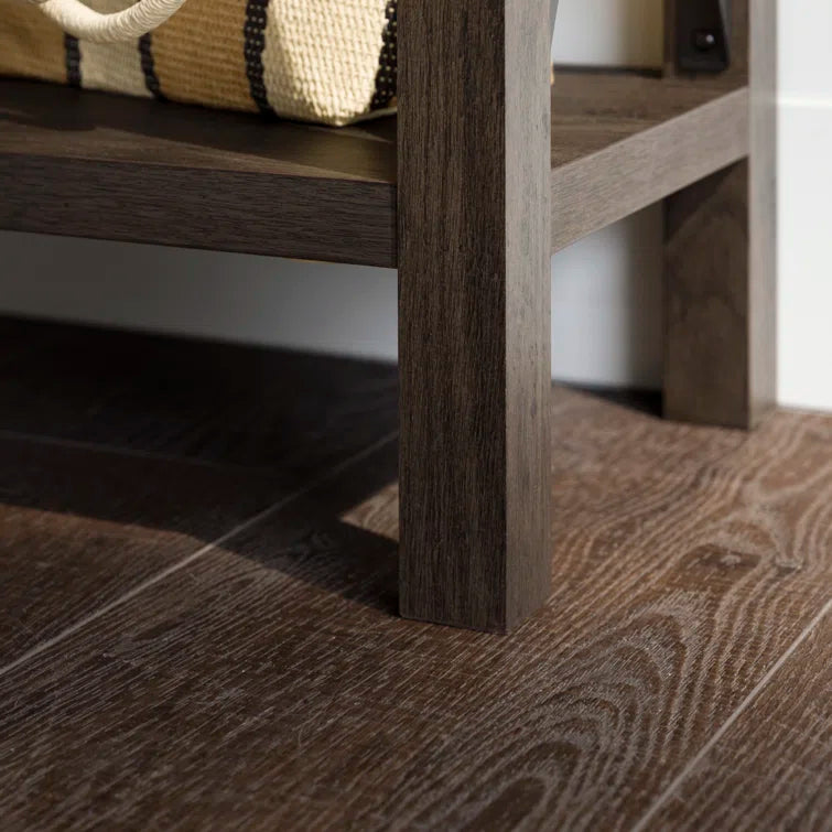 Larenda Entryway Table with Open Shelf Storage