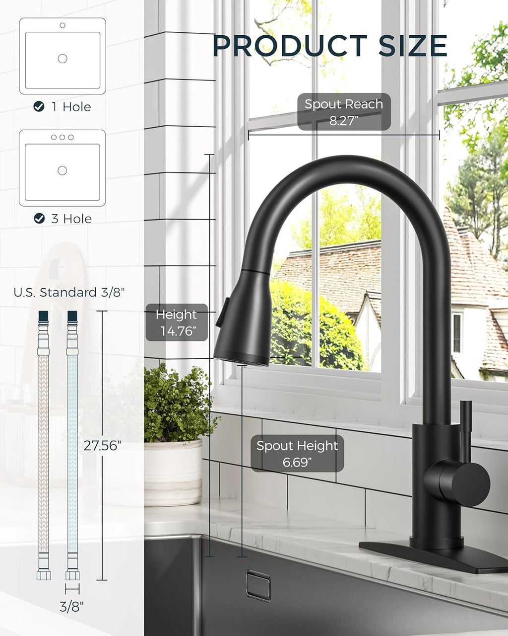 FORIOUS Touchless Kitchen Faucets, Brushed Nickel Kitchen Faucet with Pull Down Sprayer, Single Handle Smart Motion Sensor Kitchen Sink Faucet,Contemporary Hands-Free Sink Faucet for Farmhouse Laundry