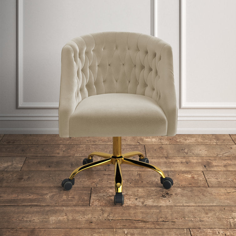 Louise Velvet Hand-Curated Task Chair