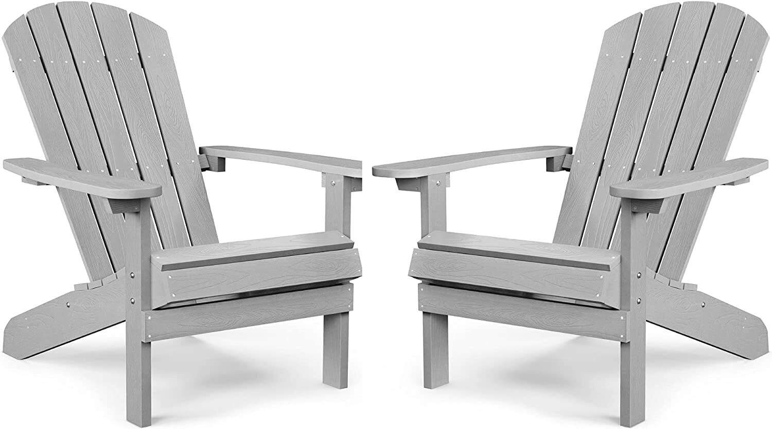 Weather Resistant Blue Recycled Plastic Outdoor Patio Chair (Set of 4)