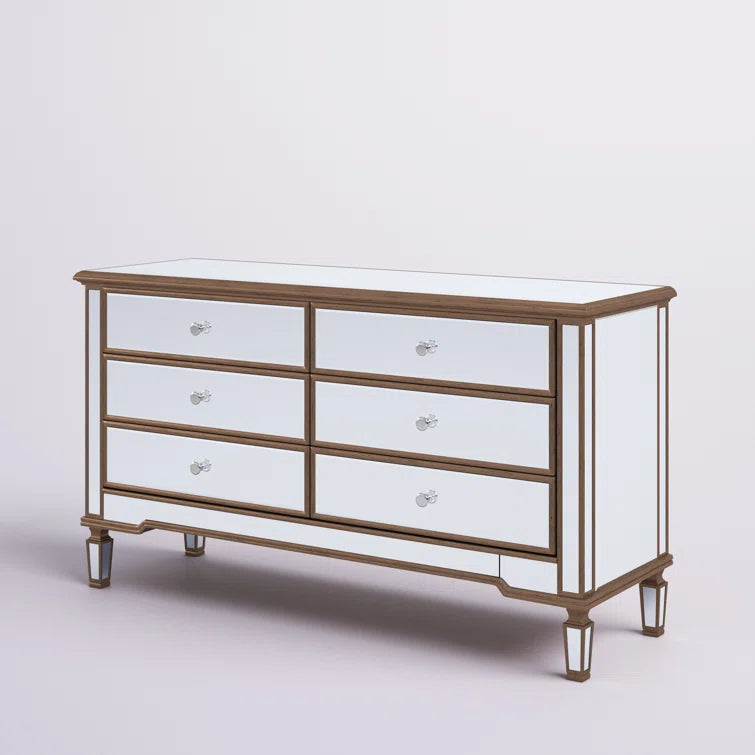 Brixton 6 Drawer 60" W Double Dresser