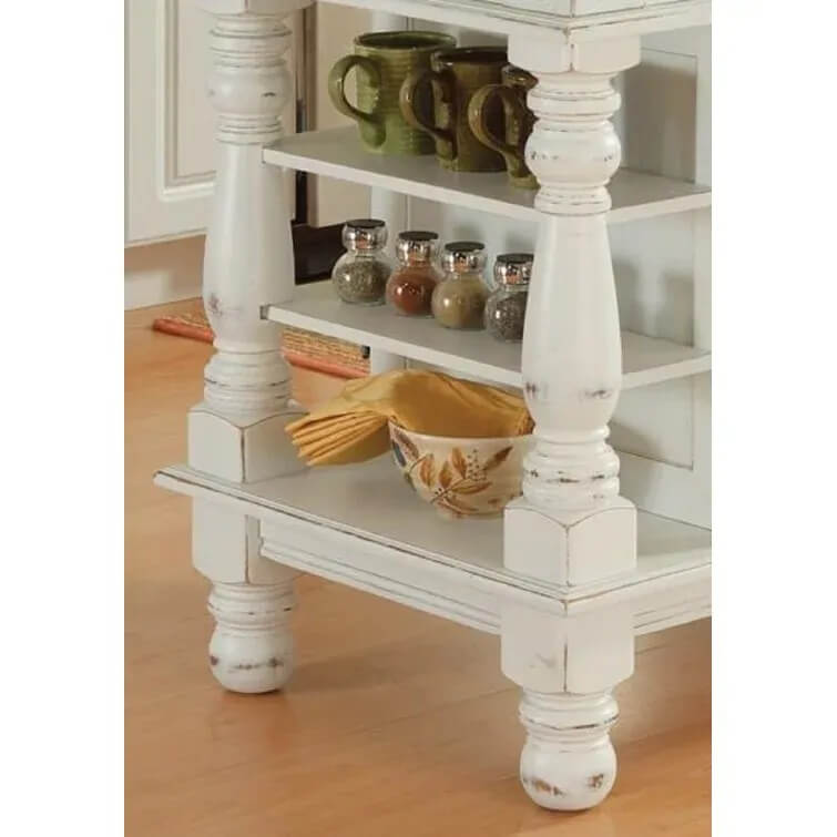 Aamy Solid Wood Kitchen Island