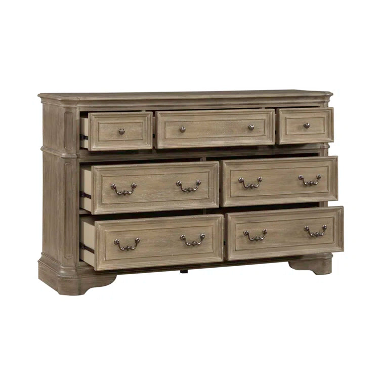 Colchester Panel Bed, Dresser & Mirror, Night Stand