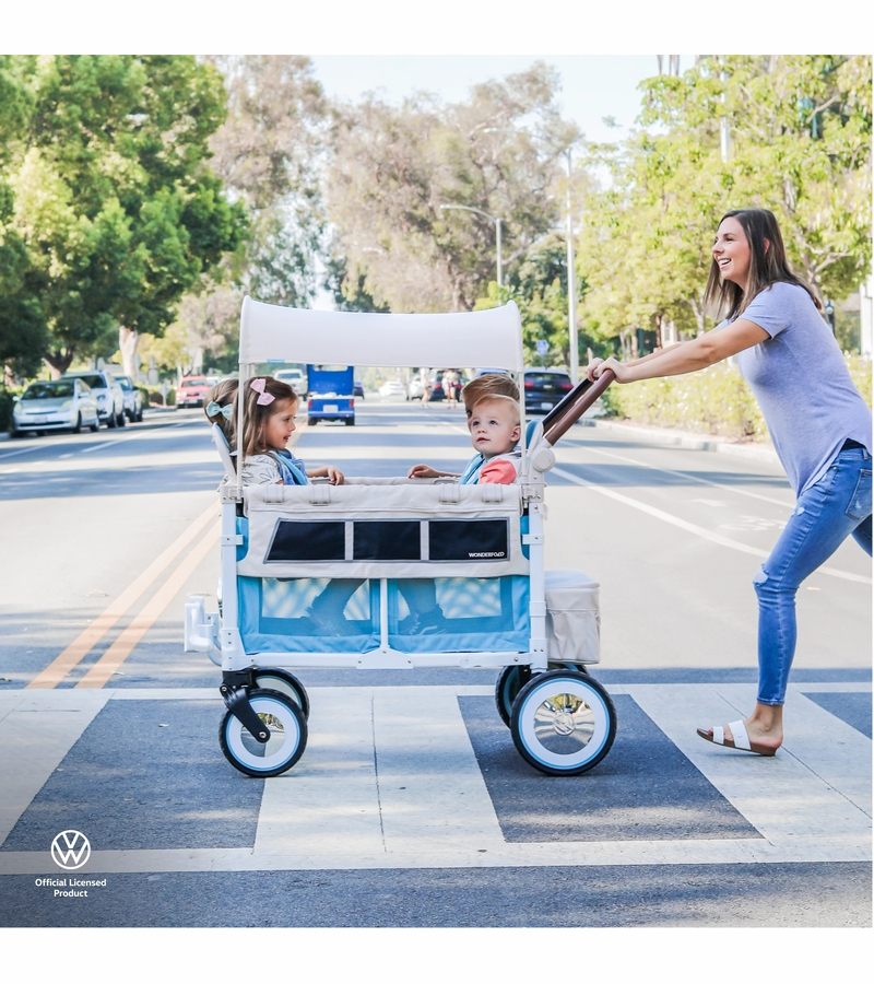 Wonderfoldv Volkswagon Special Edition Quad (4 seater) Stroller Wagon