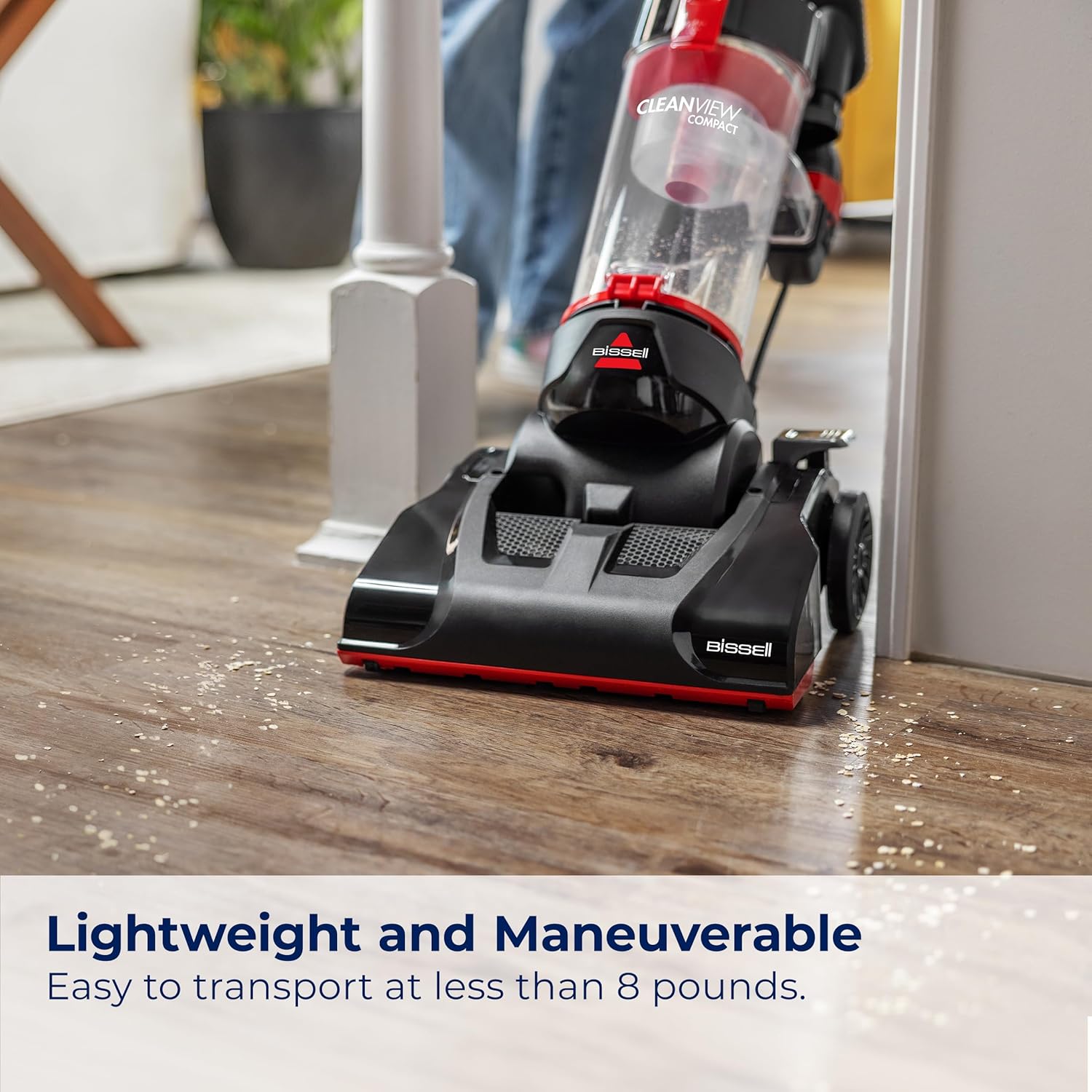 Bissell CleanView Compact Upright Vacuum AeroSlim Lithium Ion Cordless Handheld Vacuum