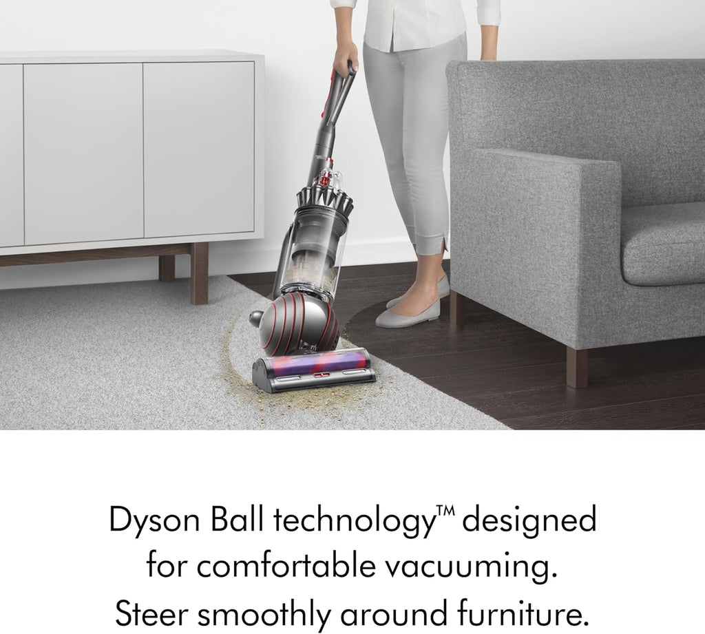 Dyson Ball Animal 2 Total Clean Upright Vacuum, Iron/Blue