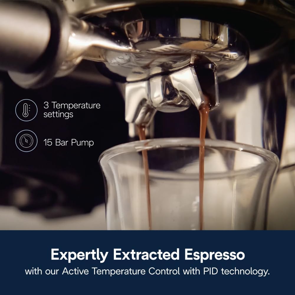 De'Longhi La Specialista Maestro Espresso Machine with Grinder, Auto & Manual Milk Frother – Bean-to-Cup Cold Brew Coffee with Cold Extraction Technology, Variable Temp & Tamping Tool, 8 Drink Presets