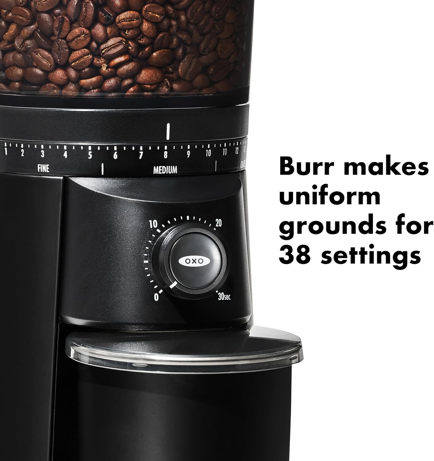 OXO Brew Conical Burr Coffee Grinder, Matte Black + OXO Brew Rapid Brewer Bundle