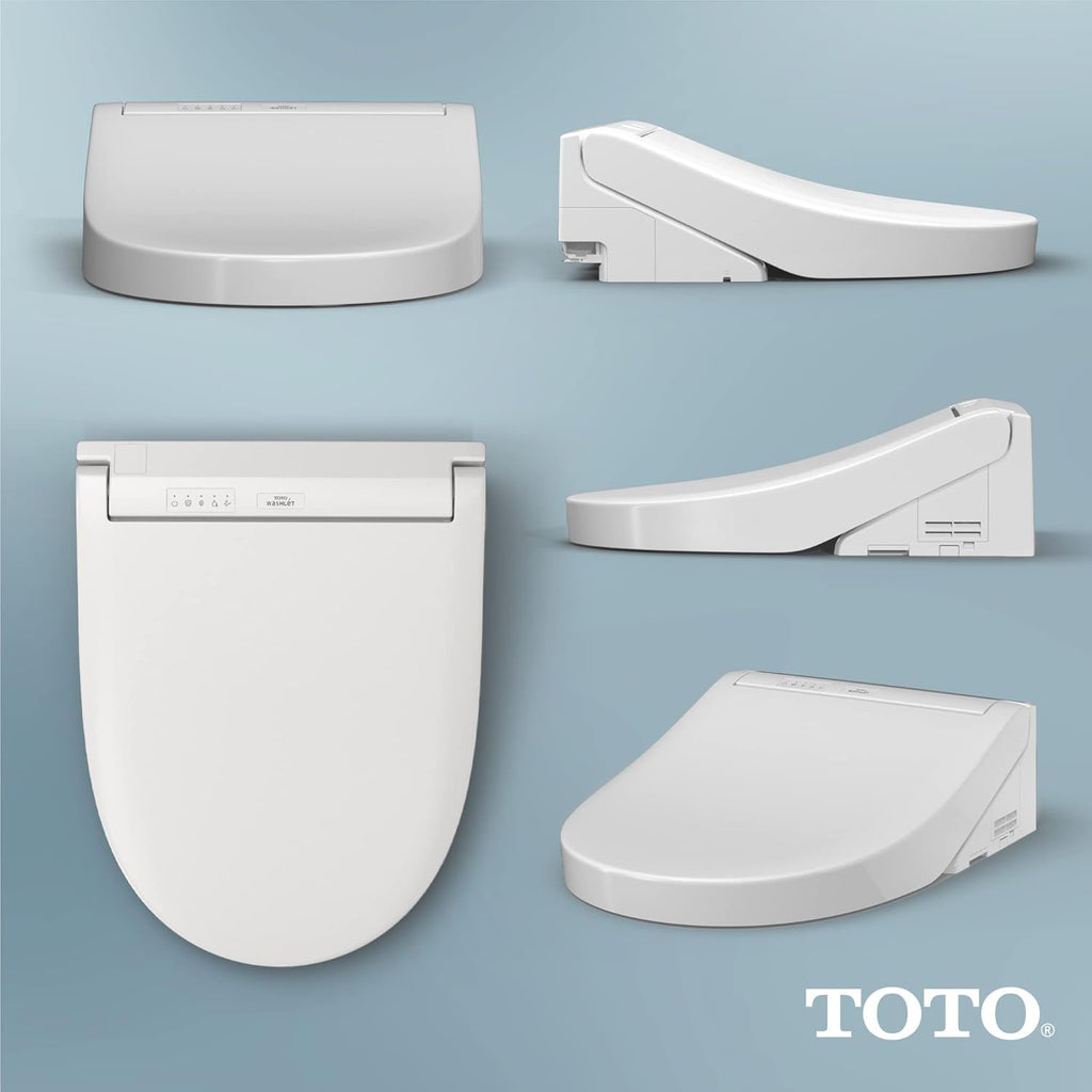 TOTO SW3084#12 WASHLET C5 Electronic Bidet Toilet Seat with PREMIST and EWATER+ Wand Cleaning, Elongated, Plastic, Sedona Beige