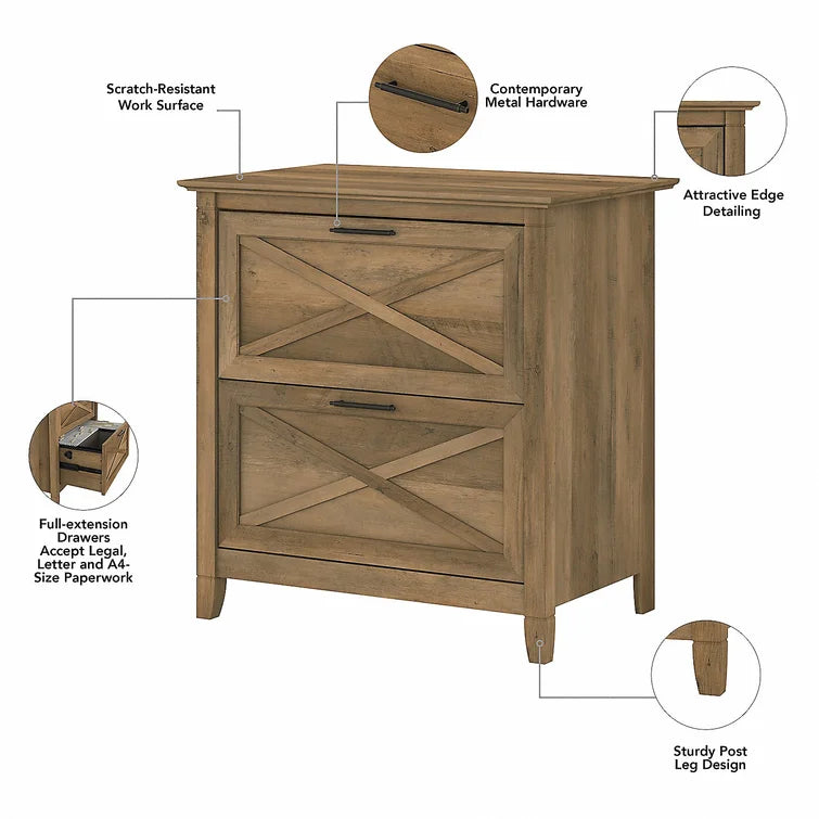 Huckins 3 Piece Rectangular Computer Desk Office Set