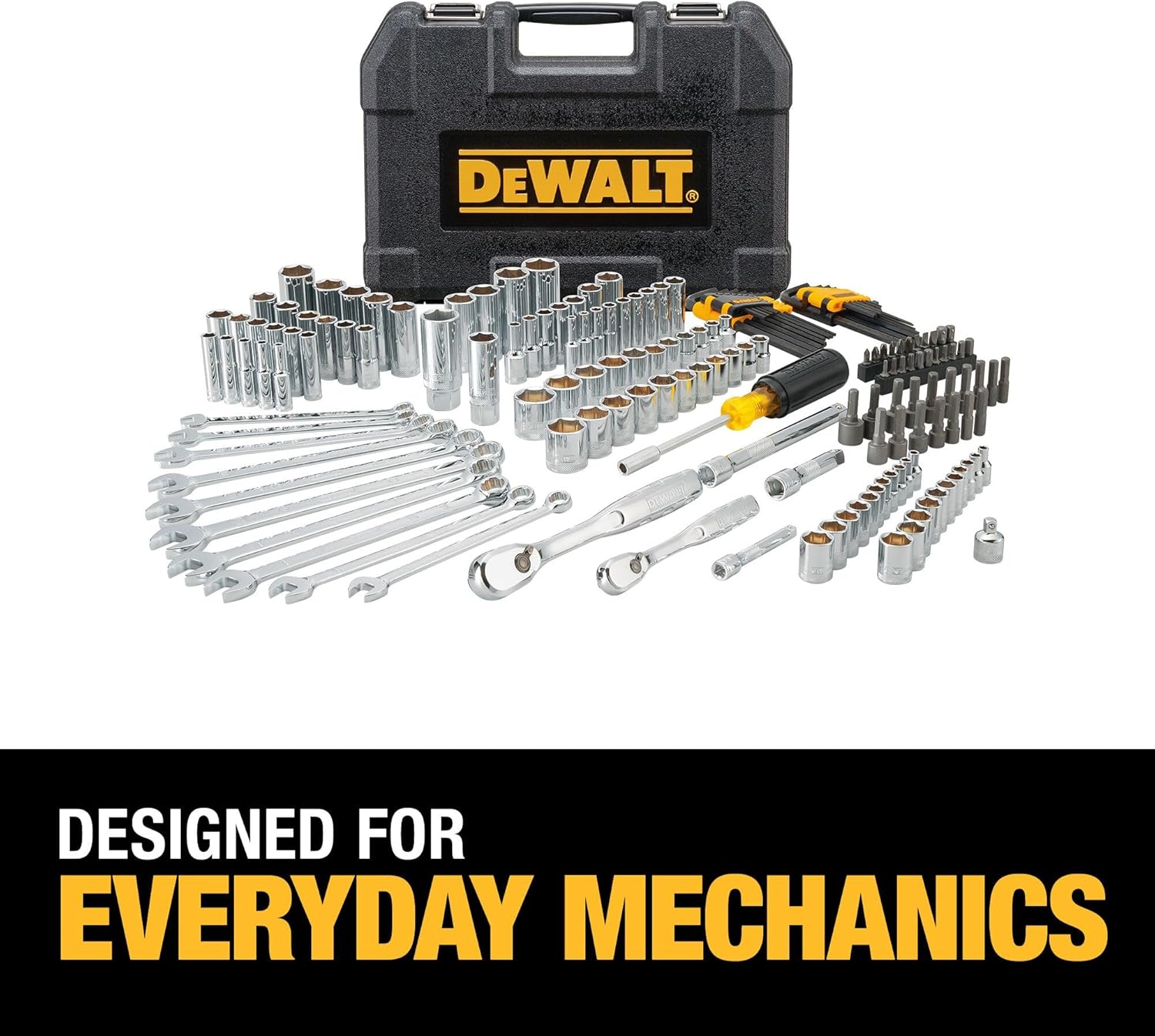 DEWALT Mechanics Tool Set (205-piece) and Screwdriver Bit Set (40-Piece)