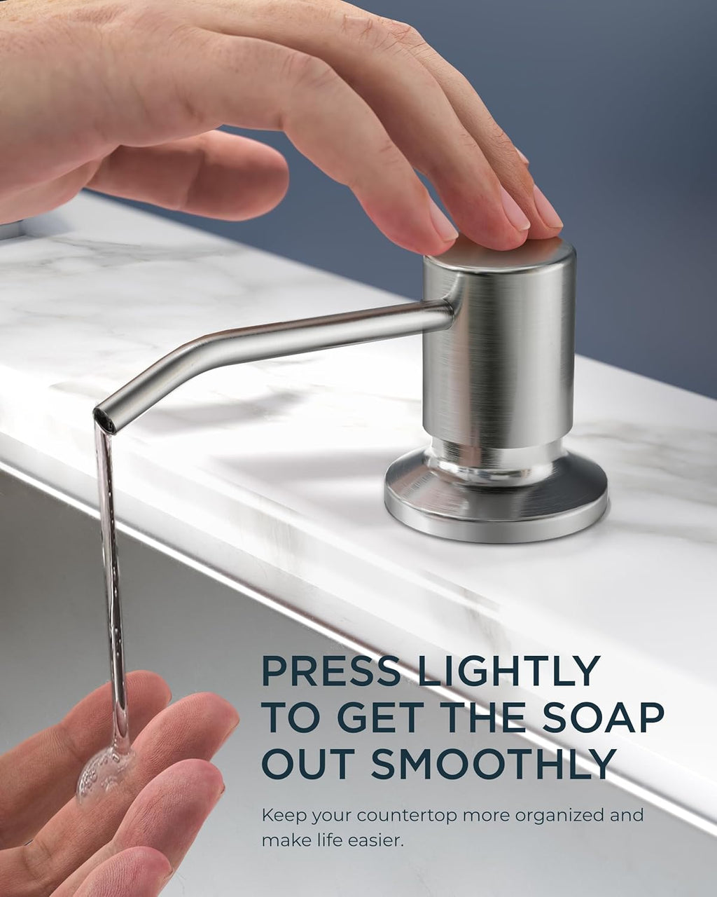 FORIOUS Touchless Kitchen Faucets, Brushed Nickel Kitchen Faucet with Pull Down Sprayer, Single Handle Smart Motion Sensor Kitchen Sink Faucet,Contemporary Hands-Free Sink Faucet for Farmhouse Laundry