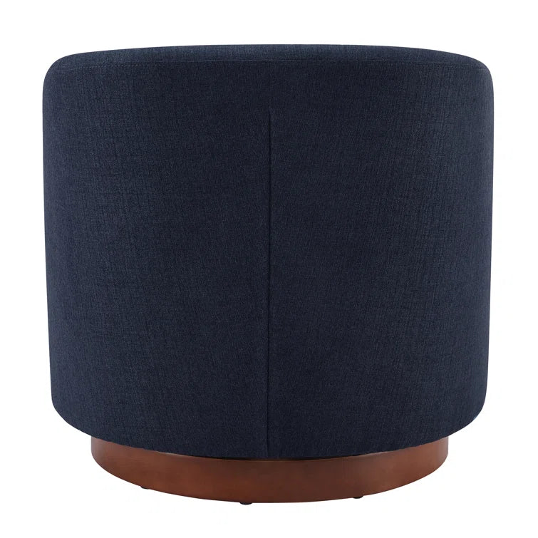 Bennett Upholstered Swivel Barrel Chair