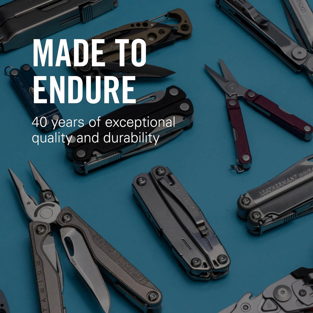 LEATHERMAN, Wave+, 18-in-1 Full-Size, Versatile Multi-tool for DIY, Home, Garden, Outdoors or Everyday Carry (EDC), Stainless Steel