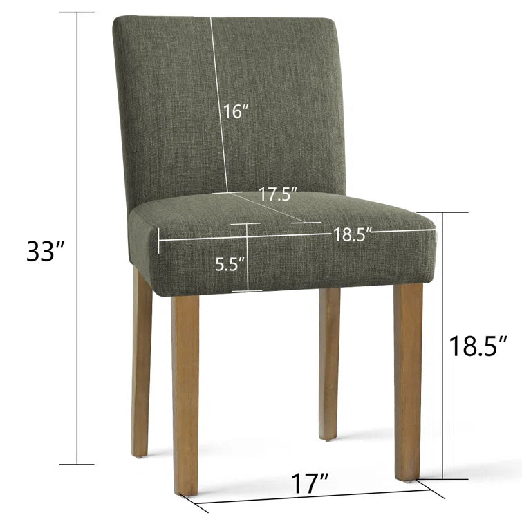 Alesana Linen Parsons Chair