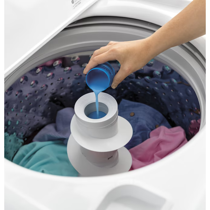GE Appliances Washer & Dryer Set with 4.5 Cubic Feet Top Load Washer and 7.2 Cubic Feet Electric Dryer