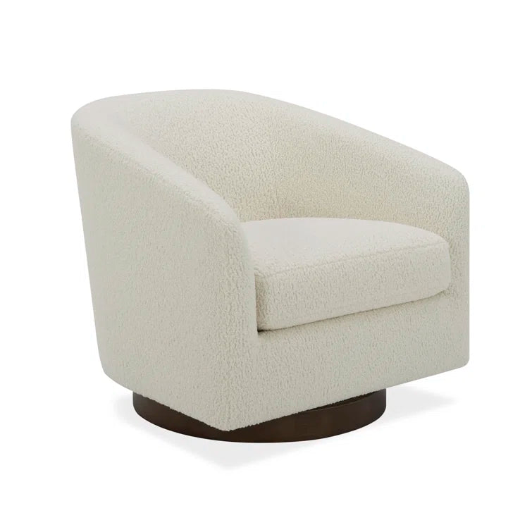 Bennett Upholstered Swivel Barrel Chair