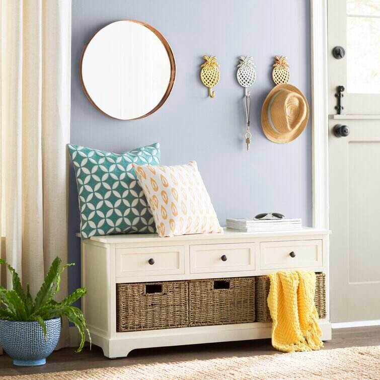Kaler Drawers Storage Bench