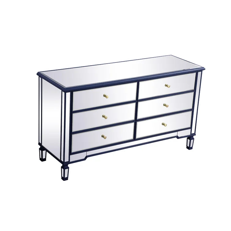 Brixton 6 Drawer 60" W Double Dresser
