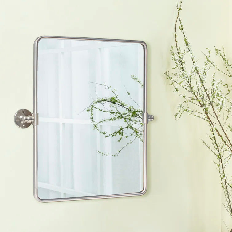 Woodvale Metal Framed Wall Mounted Bathroom / Vanity Mirror