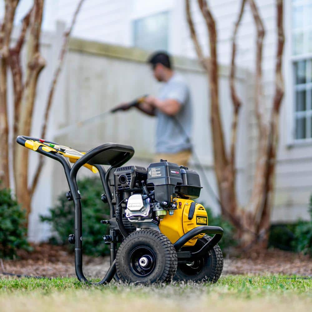 DeWalt DXPW3400PRNB-S PressuReady 3400 PSI Gas Pressure Washer with Quick Start Technology, 2.5 GPM Axial Cam Pump, 208cc Engine, Cold Water, Includes 25-Ft Hose, Nozzles, Spray Gun & Wand, 49-State