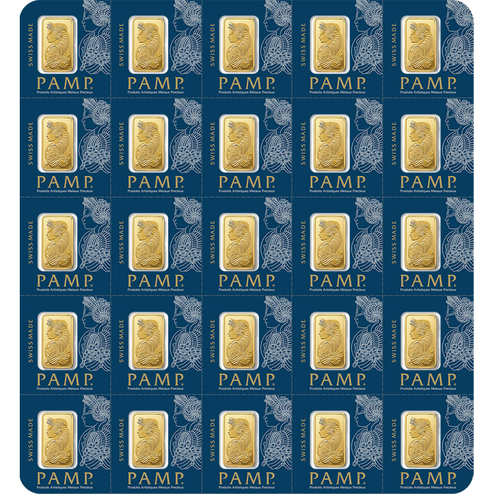 Fortuna Gold Minted Bar - MULTIGRAM+25