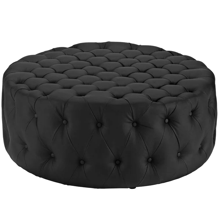 Modway Copper Grove Harrison Blue Amour Fabric Ottoman
