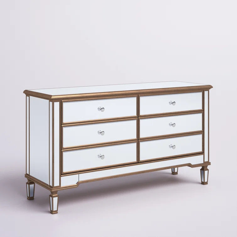Brixton 6 Drawer 60" W Double Dresser